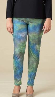 INSTANT FAVORITE LEGGING - GALAXY FAUX LEATHER PRINT